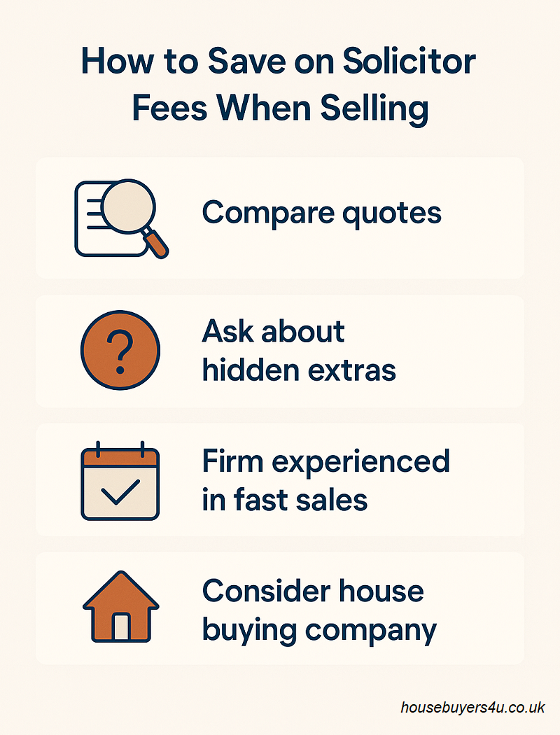 How to save on solicitor fees when selling